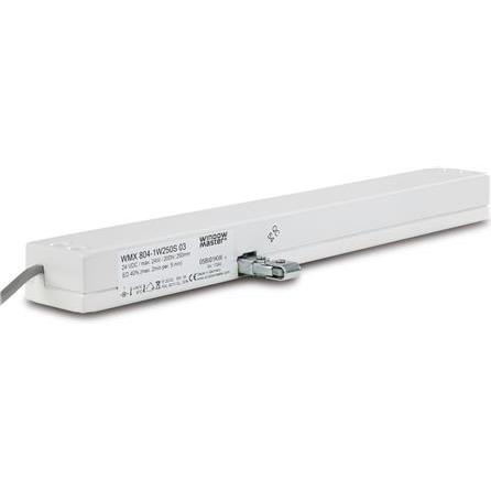 Thumbnail - WindowMaster, Möbelausstattung, Kettenmotor WMX 804-1W250S, max. 1A, Einzelmotor, 250 mm Hub, weiss, für Fenster mit 24V...