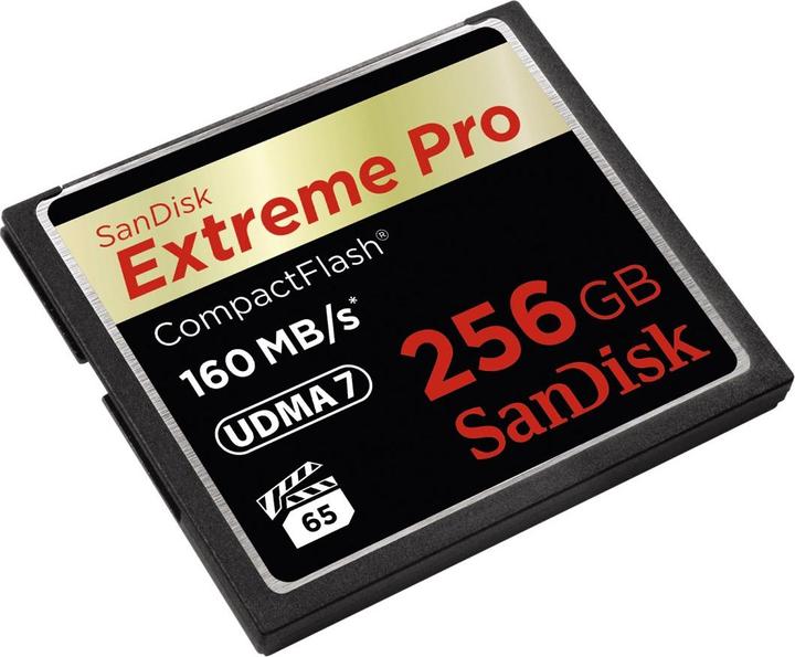 Actual product image SanDisk Extreme Pro Compact Flash (256 GB, CF)