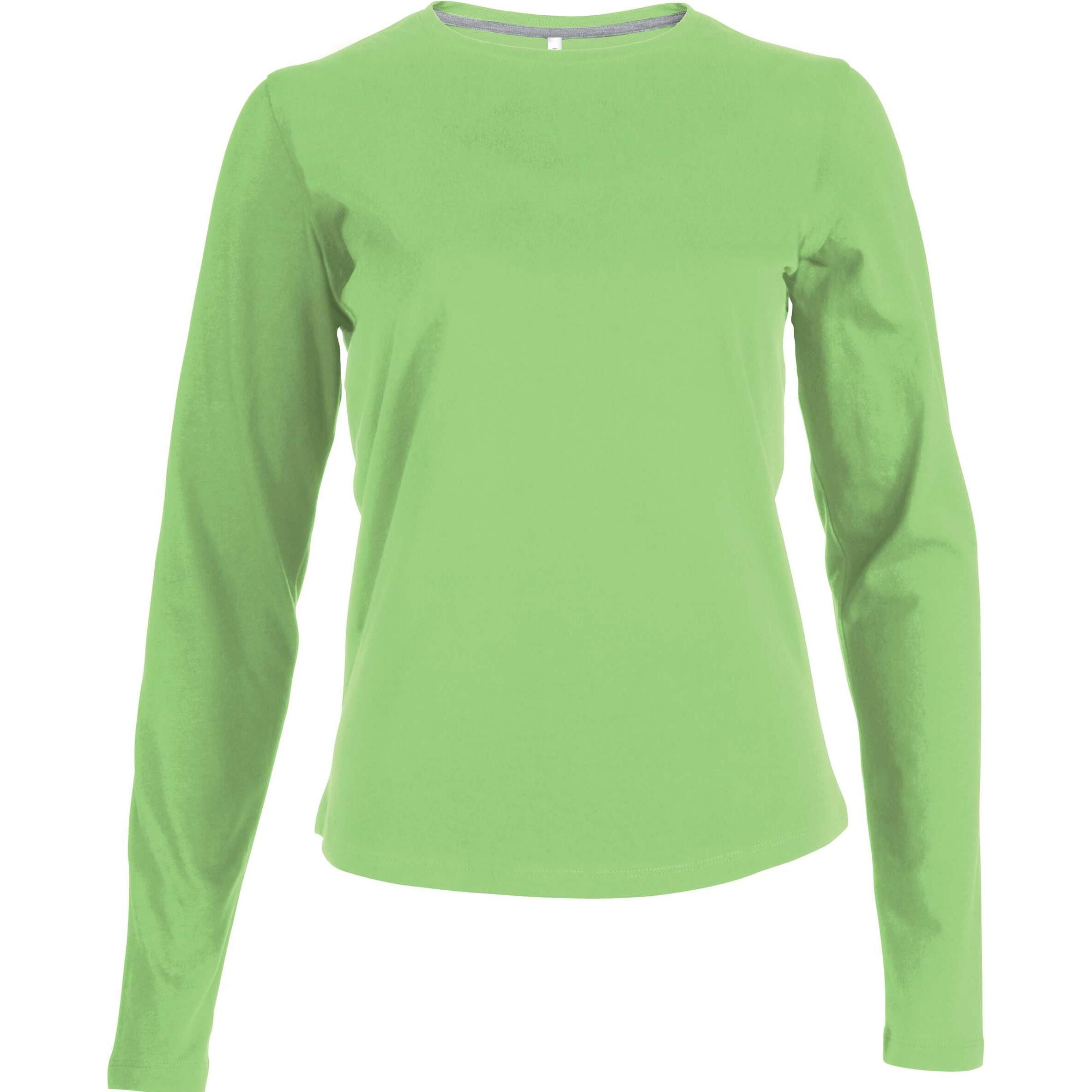 Kariban, Damen, Shirt, Col Rond, Grün, (M)