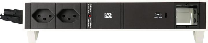 Produktbild Bachmann Tischsteckdosenleiste DESK 2, 2x T13, 1x USB C, 1x Custom (2x, Typ 13)