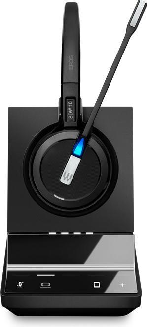 Productafbeelding EPOS IMPACT SDW 5013 EU/UK/AUS Mono DECT Headset met Basisstation voor Softphone/PC USB-aansluiting met (Draadloze, USB-A)