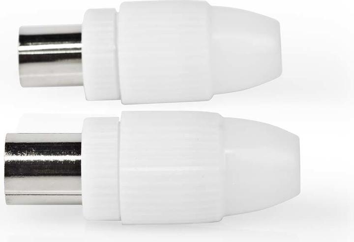Image du produit Nedis Connecteur IEC (coaxial) Mach o + prise - droite 2 ON (Fiches et connecteurs)