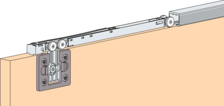 Actual product image HAWA Ammortizzatori per porte scorrevoli Eku H/G 15... 26 kg 057.3173.072