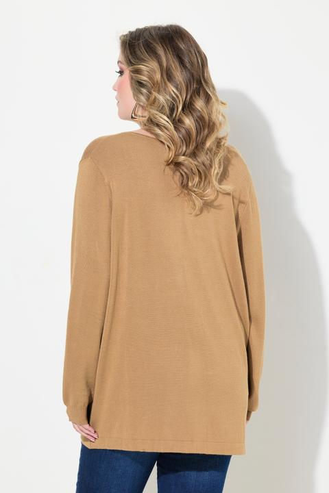 Produktbild Miamoda Pullover, A-Linie, Metallic-Marmormuster (46, 48)