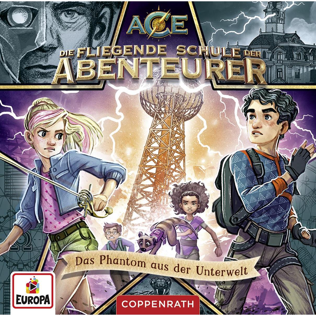 Thumbnail - Die fliegende Schule der Abenteurer (3) - Das Phantom, Hörbücher von Thilo Petry-Lassak, Maximilian Meinzold