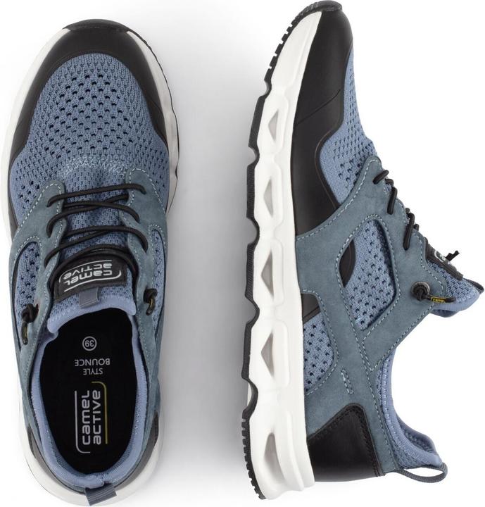Actual product image Camel Active Sneaker textile/jaquard BLAU (39)