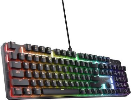 Actual product image Trust GXT 871 Zora Tastatur Gaming USB QWERTY US Englisch Schwarz (US, Cable)
