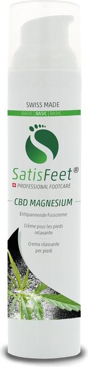 Produktbild Satisfeet CBD Magnesium (Fusscrème & Fussgel, 100 ml)
