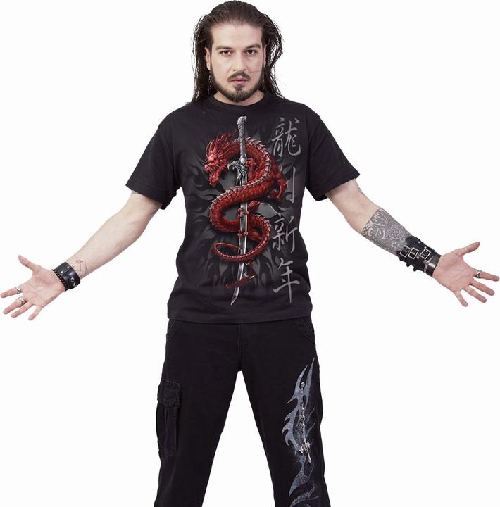 Produktbild Spiral Oriental Dragon TShirt (4XL)