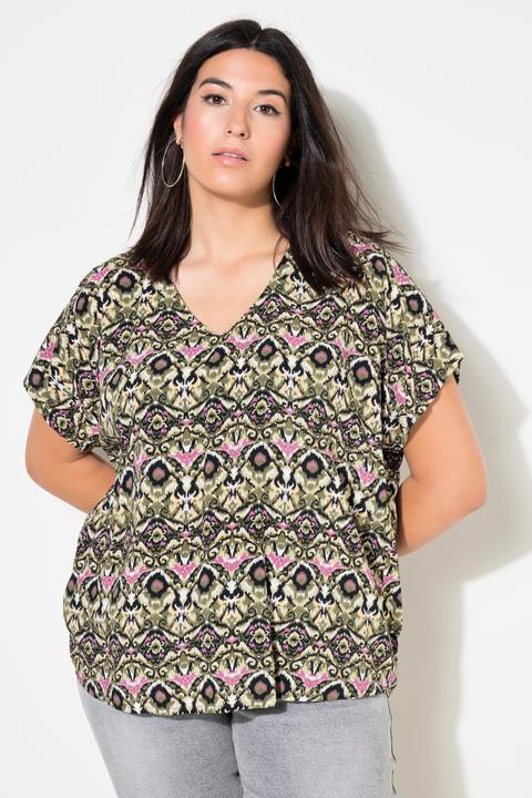 Immagine prodotto Studio Untold Maglia dal taglio oversize con stampa grafica e scollo a V (58)
