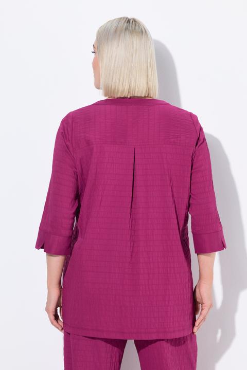 Actual product image Ulla Popken Bubble Texture Blouse (62)