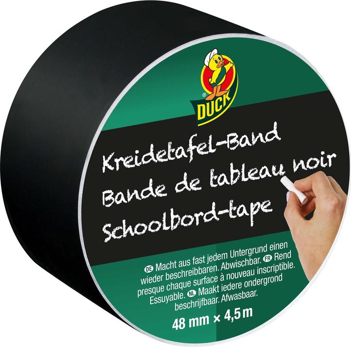 Produktbild Duck Tape Klebeband Gewebe-Klebeband Uni Chalkboard black (48 mm)