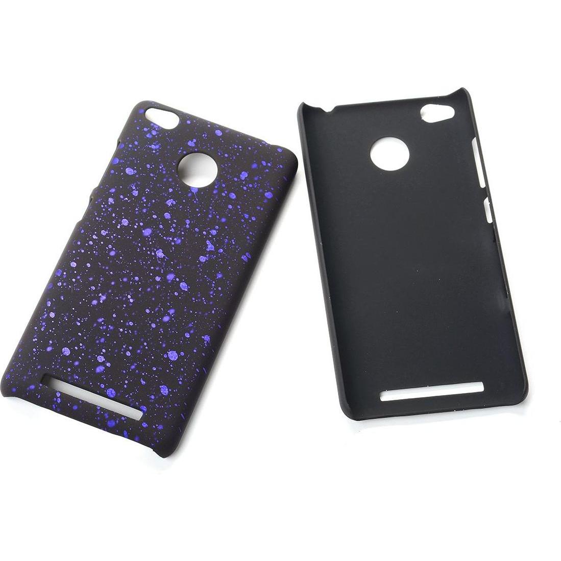 König Design Handy Hülle Schutz Case Bumper Etuis für Xiaomi Redmi 3 Pro 3D Sterne Lila Neu (Xiaomi Redmi 3 Pro), Smartp...