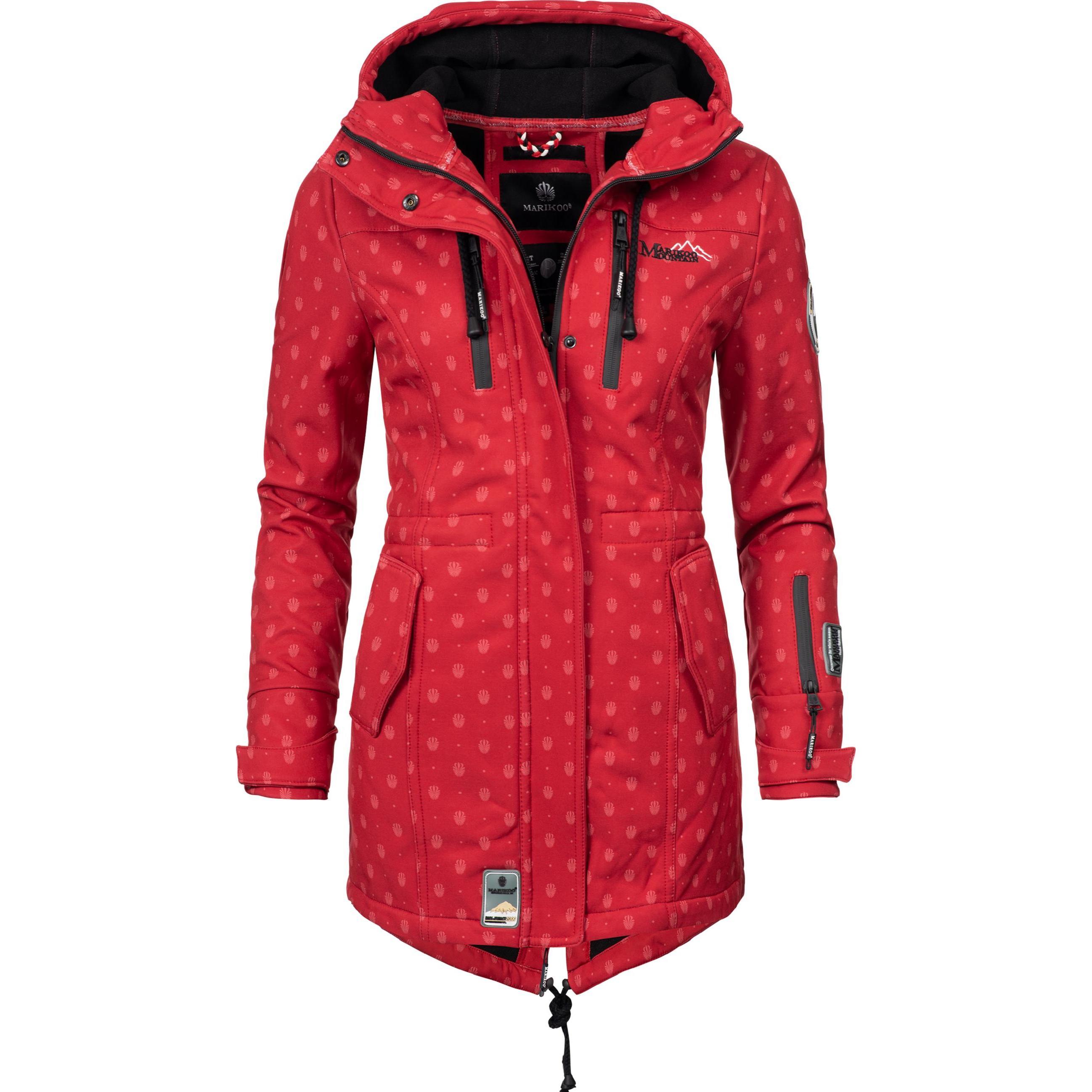 Marikoo, Damen, Jacke, Zimtzicke (XL), Rot, XL