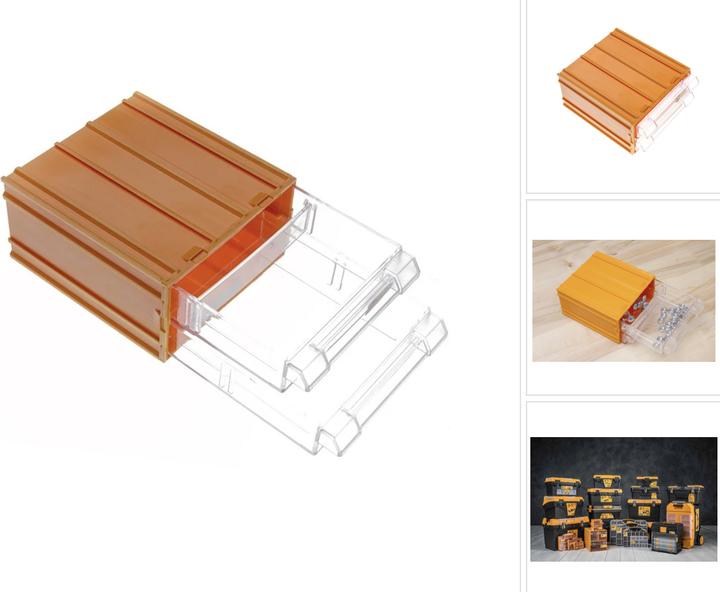 Image du produit Forte tools ORGANISATEUR AVEC TIROIRS 120X110X62MM 2 (11.20 cm, 1x)