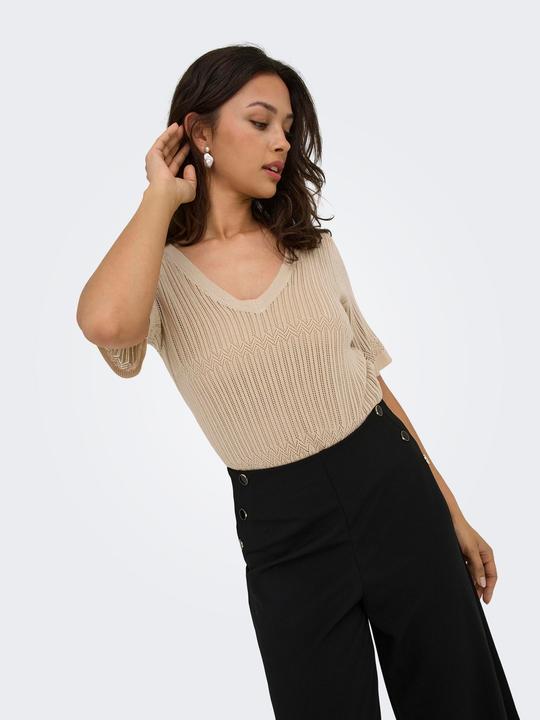 Image du produit JdY Knit Fit V-Ausschnitt Pullover Strickpullover (L)