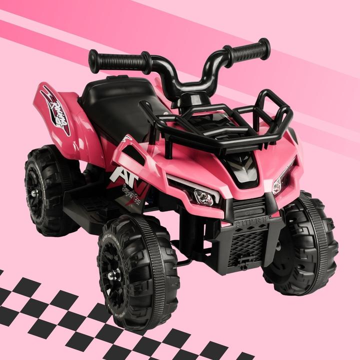 Actual product image Hermex Elektro-Quad für Kinder Kinderfahrzeug Elektrofahrzeug Spielzeug ATV (6 V)