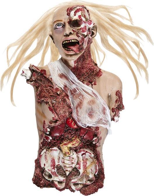 Produktbild Widmann Zombie-Frau Büste mit Haaren (1 Stk.)