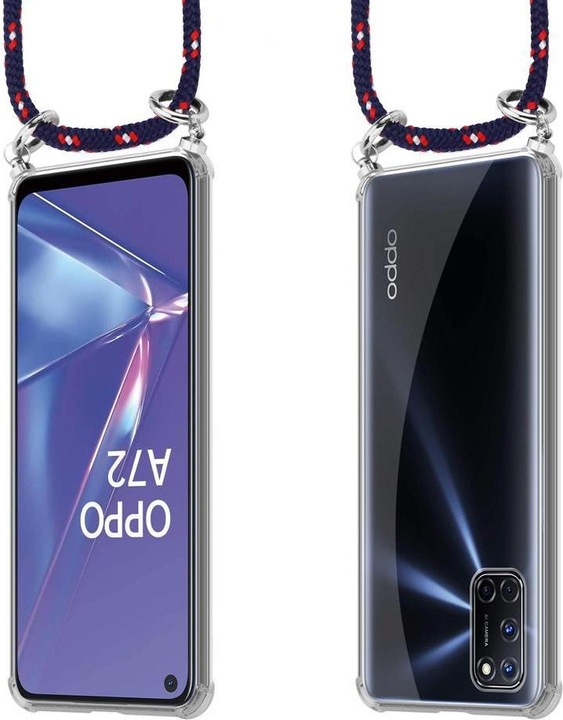Produktbild Cadorabo TPU Handy Kette SILBER Cover