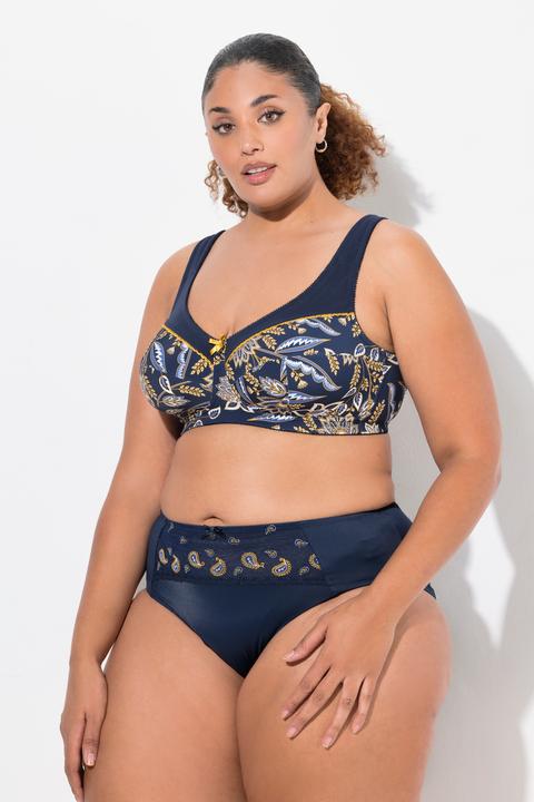 Image du produit Ulla Popken Soutien-gorge de maintien, imprimé floral. Sans armatures - bonnet C-F (85 C)