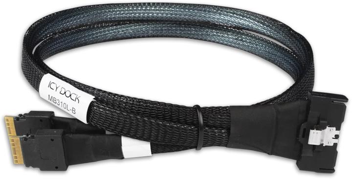 Produktbild Icydock ICY DOCK Kabel MCIO 8i SFF-TA-1016 zu 2xSlimSAS SFF-8654 4i Kabel,0,5m (50 cm)