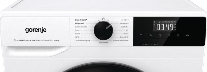 Produktbild Gorenje WNHPI84APS Waschautomat A 8kg 1400U Inverterm. 54,5cm Tief (8 kg, Links)