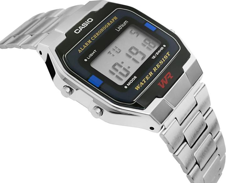 Actual product image Casio Vintage A163wa-1qes (Digital watch, Chronograph, 33 mm)