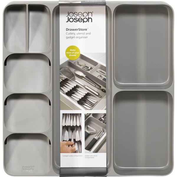 Image du produit Joseph Joseph DrawerStore Besteckeinlage, grau, 38.4x39.7x5.3cm