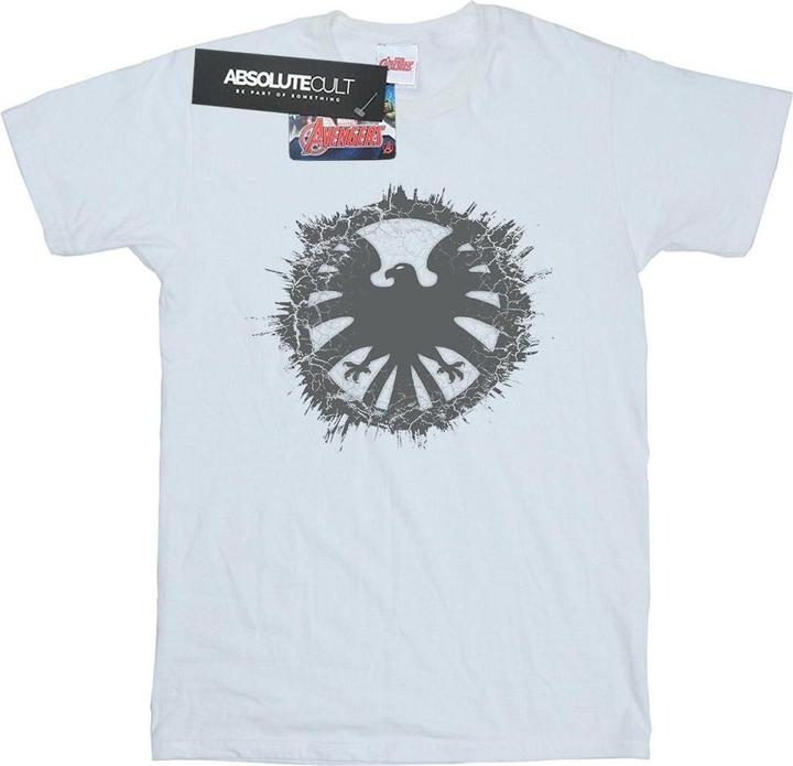 Immagine prodotto Maglietta Agents Of SHIELD Uomo Logo Spazzolato (3XL)