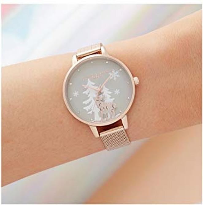 Actual product image Olivia Burton Wrist watch with stainless steel bracelet (Analogue wristwatch, 30 mm)