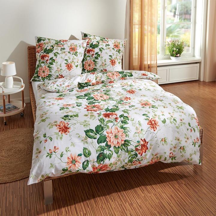 Produktbild Traumschlaf Blumen (Bettwäsche Set, 240 x 220 cm, 80 x 80 cm)