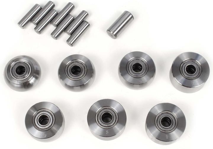 Produktbild Wiltec Rollenstreckmaschine English Wheel 15mm 6 Rollen Blechbearbeitung Metall