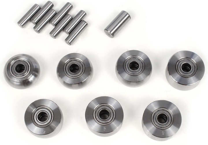 Actual product image Wiltec XPOtool Roue anglaise à 6 Rouleaux d'étirage pour l'usinage des métaux English wheel Atelier