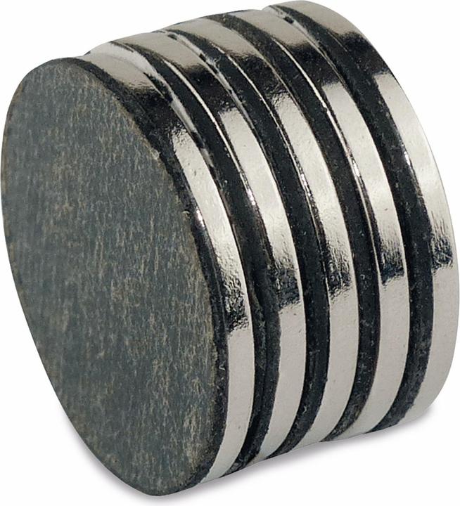 Produktbild Eneroid BLANKO NeodymiummagnetSet 5 Stück 19 x 1,5 mm mit Klebeseite (5 x)