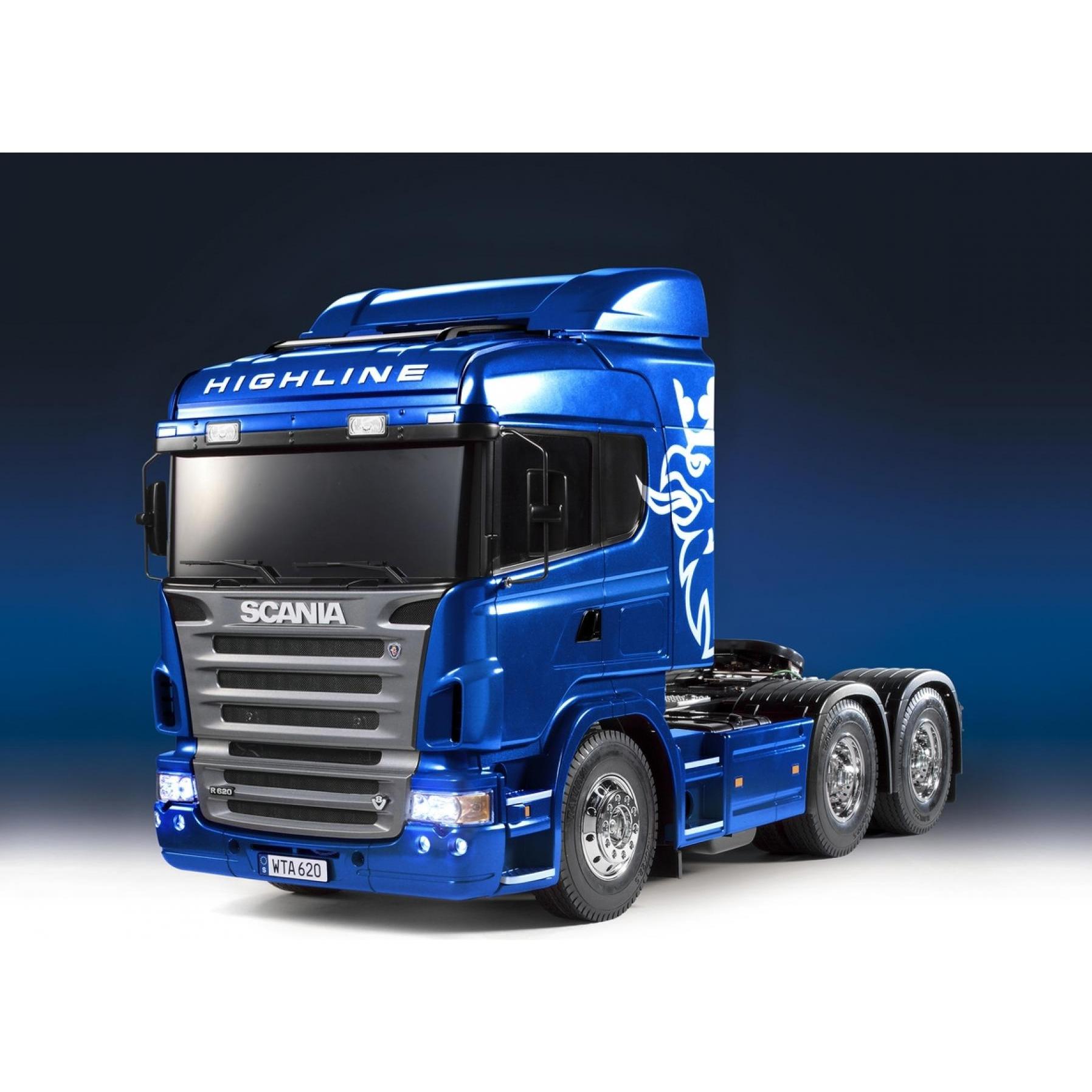 Tamiya Scania R620 Highline Full Op.Blue Finished