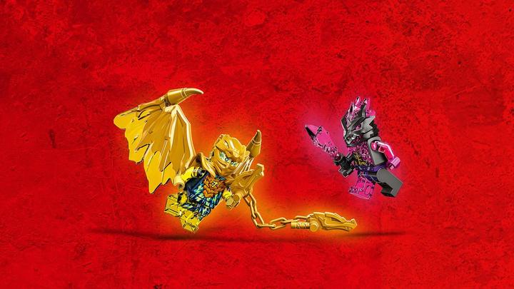 Actual product image LEGO Jay's gold dragon motorcycle (71768, LEGO Ninjago)