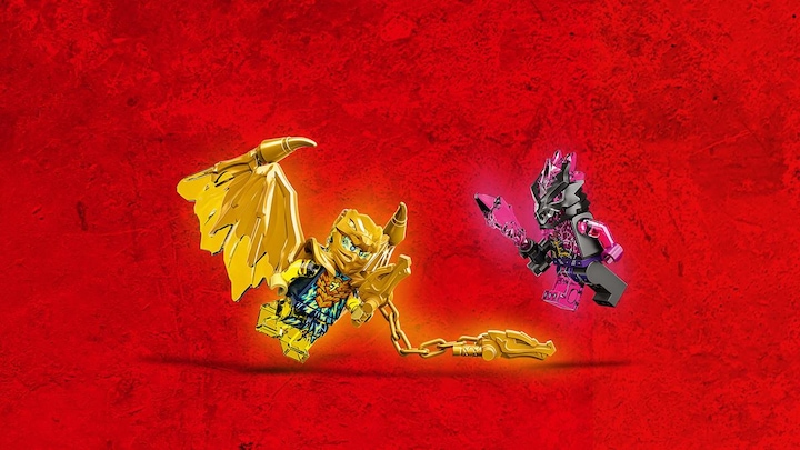 Produktbild LEGO Jays Golddrachen-Motorrad (71768, LEGO Ninjago)