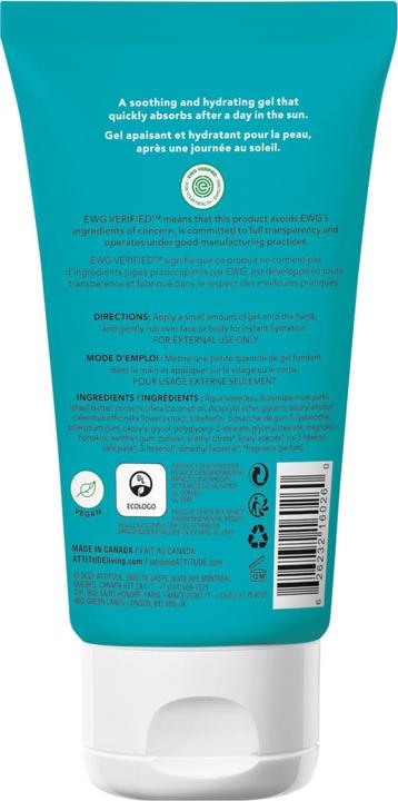 Image du produit Attitude Gel fondant menthe et concombre (Gel après-soleil)