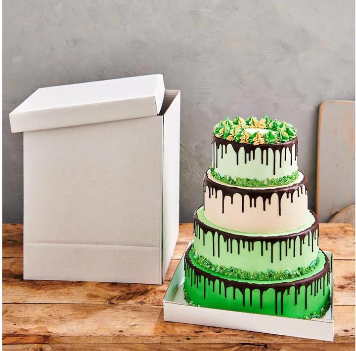 Image du produit FunCakes Boîte à gâteaux blanche 37x37x45 cm pk/1