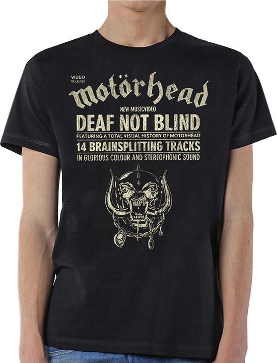 Produktbild Motorhead Deaf Not Blind TShirt (S)