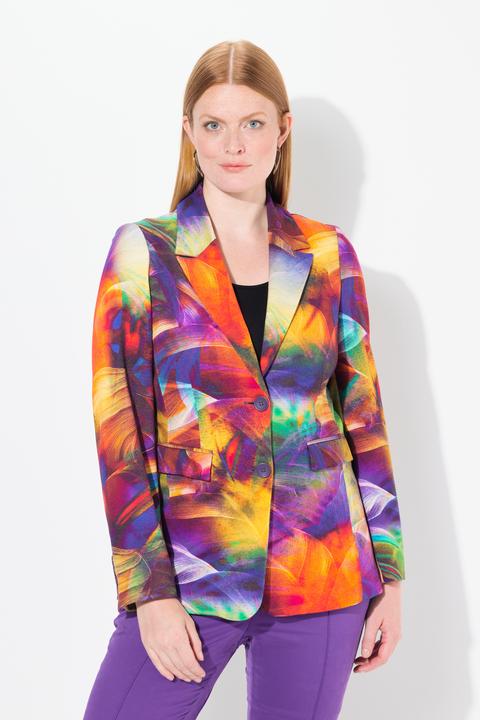 Produktbild Ulla Popken Blazer, Punto di Roma, Reverskragen, Langarm (52)