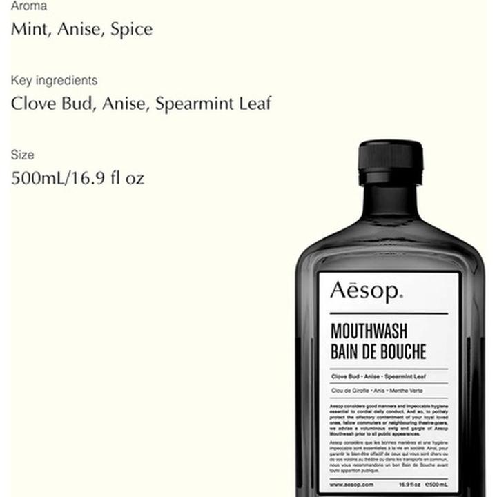 Immagine prodotto Aesop Odontoiatrico (500 ml, Collutorio)