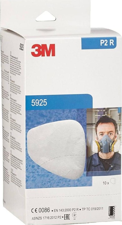 Productafbeelding 3M P2 Deeltjesinzetfilter 5925 (Vervangend ademhalingsfilter)