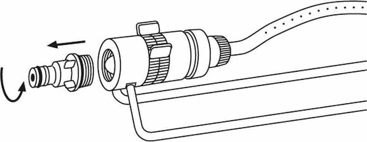 Actual product image Gardena Irrigation connection