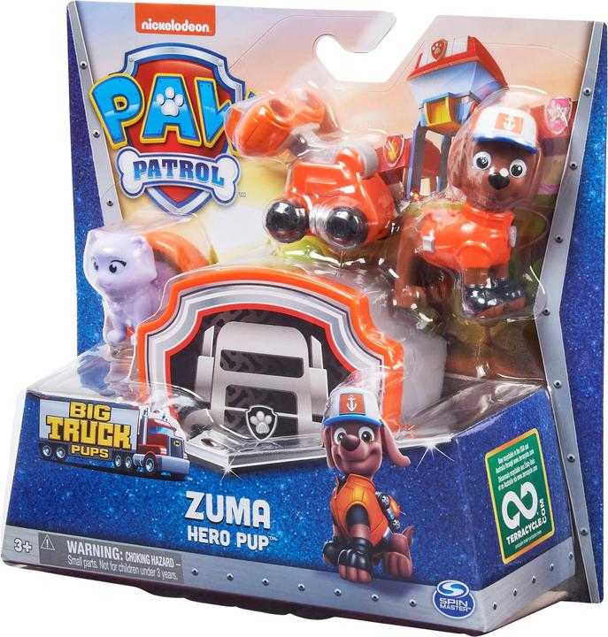 Actual product image Spin Master Paw Patrol Big Truck Pups Hero Pups Zuma