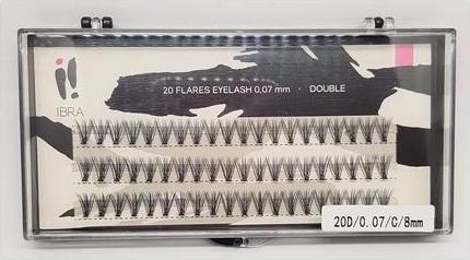 Produktbild Ibra Tufts Of False Eyelashes 20 D-8Mm (Künstliche Wimpern)