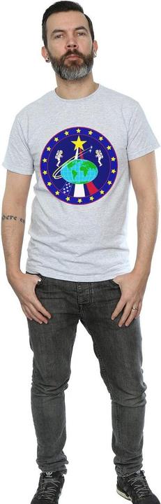 Immagine prodotto Nasa Classic Globe Astronauts Maglietta Uomo (L)
