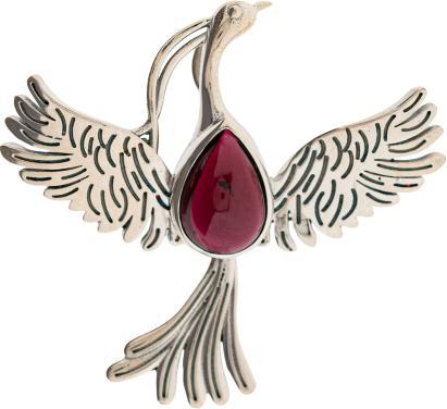 Image du produit Berk Anhänger Phönix mit Granat