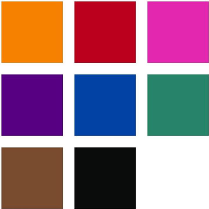 Valeurs nutritives et ingrédients Staedtler Lumocolor 351 (Orange, Violet, Bleu, Vert, Marron, Rouge, Noir, Pink, 2 mm, 8 x)