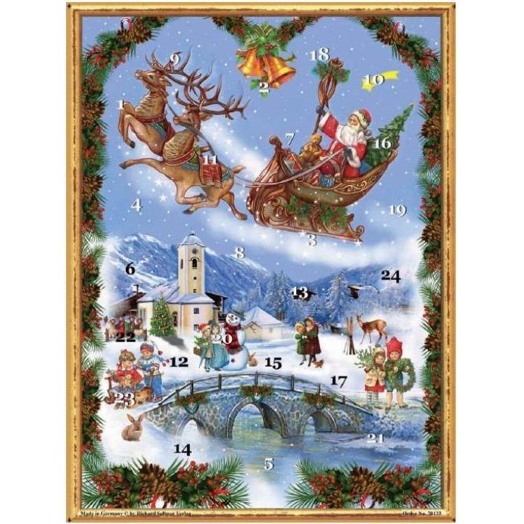 Sellmer Nikolaus im Schlitten